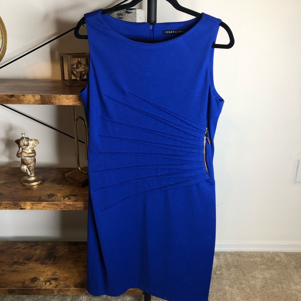 Ivanka Trump Sunburst pleated dress